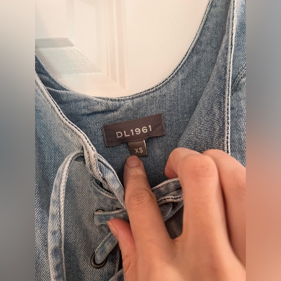 DL1961 Harriet Denim Jumpsuit in Dallas Size XS - Picture 6 of 6
